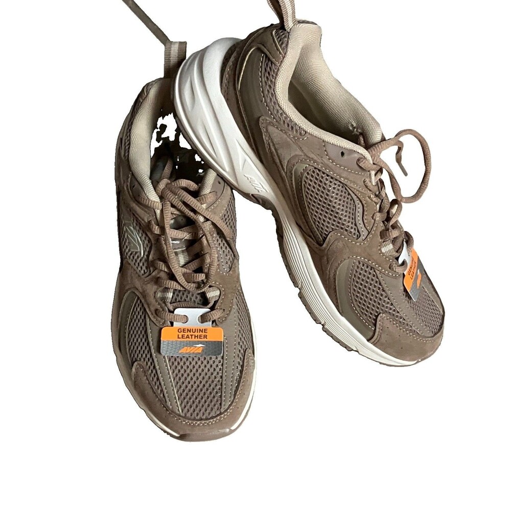 Avia Men's 5000 Athletic SIZE 8 Performance Running Shoes New Brown Leather